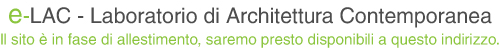 e-lac laboratorio di architettura contemporanea